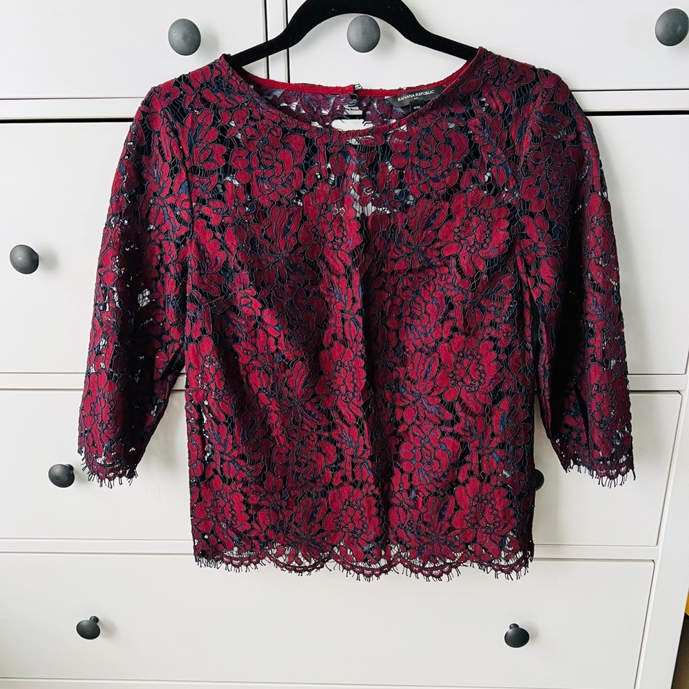 Banana Republic Lace Top